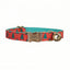 Christmas Adjustable Personalized Cat Collar With Removable Bell