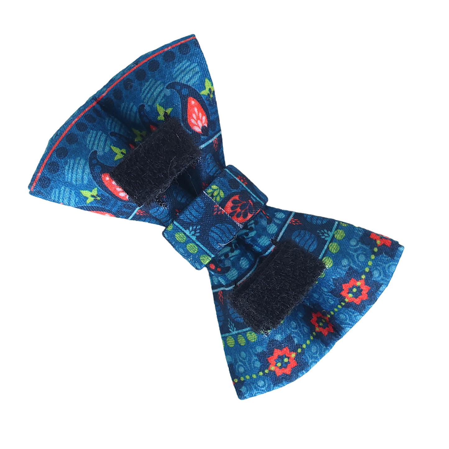 Green Flower Personalized Cat Collar with Bowtie Free Engraved