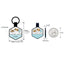 Personalized Silicone Pet ID Tags, Custom Two Sides