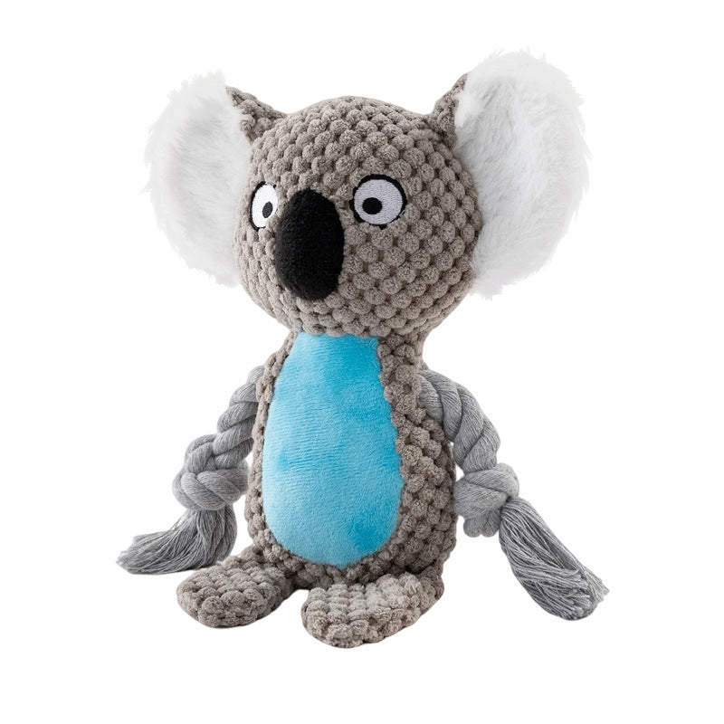 Cute Animals Grinding Teeth Squeaky Dog Toy