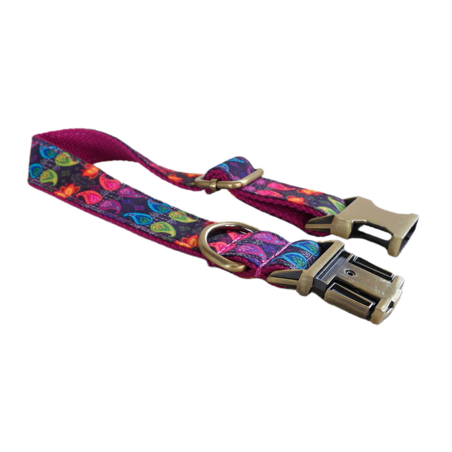 Pink Flower Personalized  Dog Collars,Custom Puppy Collar, Bowtie, Leash