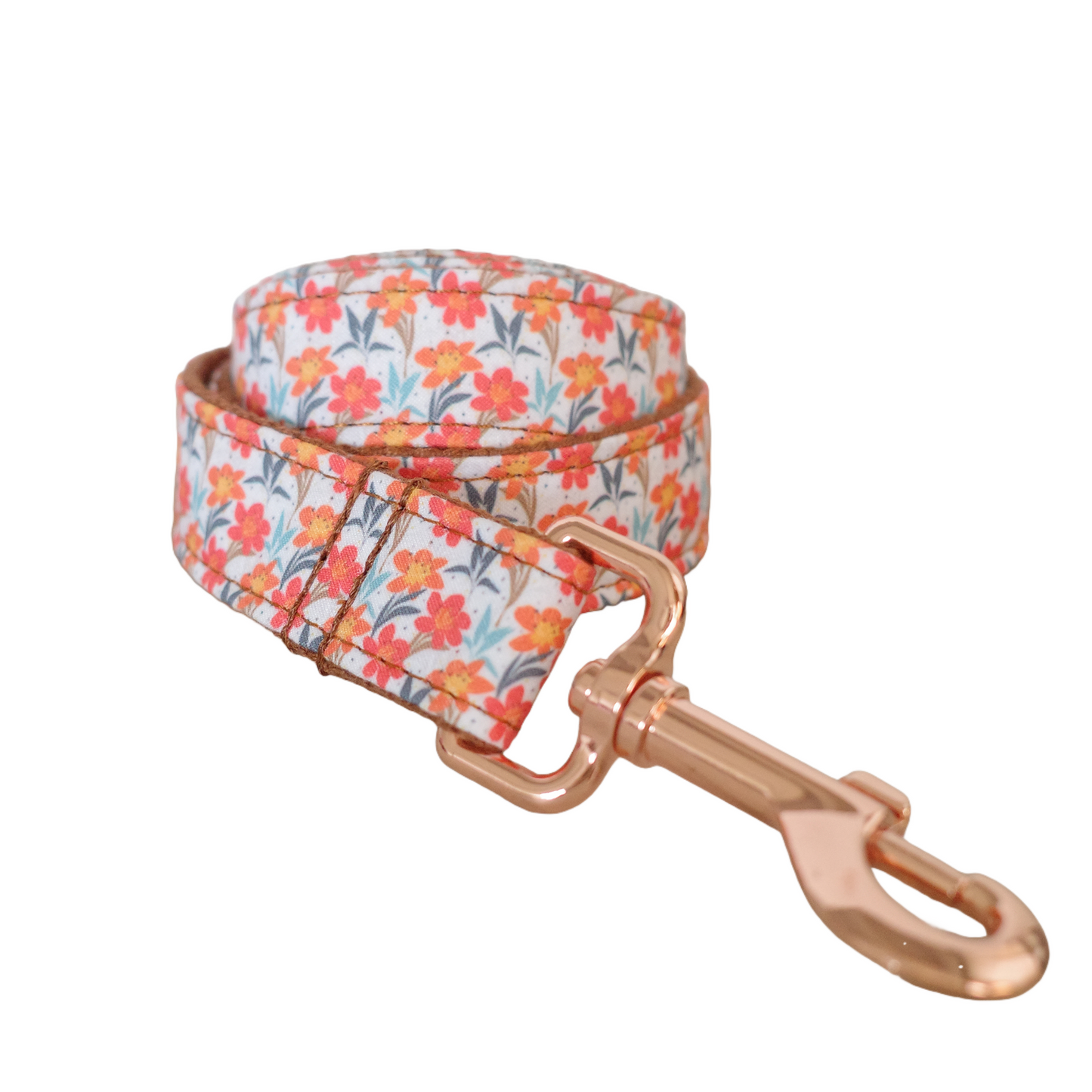 Pink Fower Custom Dog Collars, Personalized Puppy Collar, Bowtie, Leash