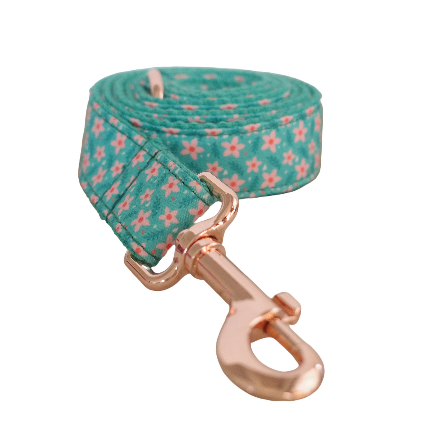 Pink Fower Custom Dog Collars, Personalized Puppy Collar, Bowtie, Leash