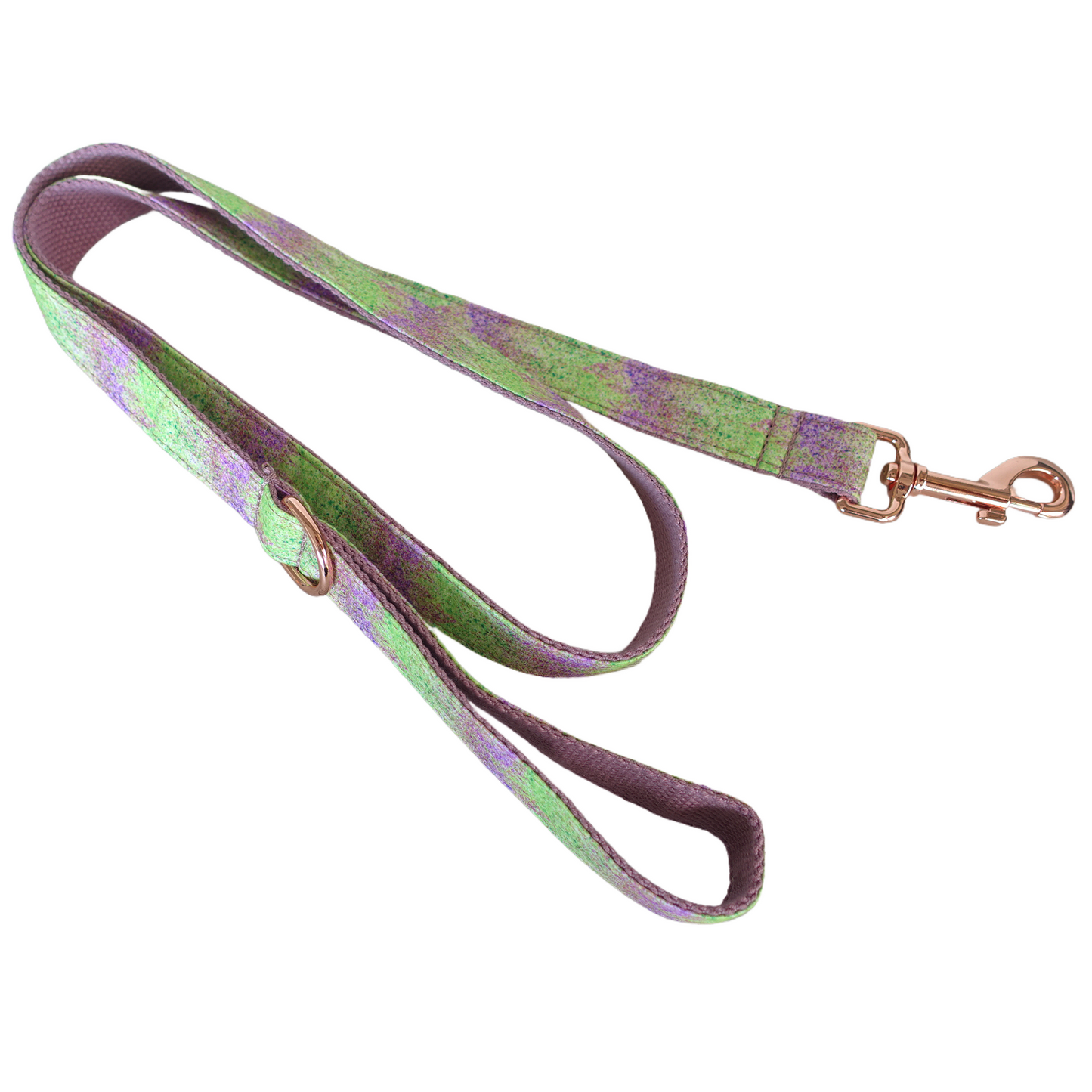 Purple Fower Personalized  Dog Collars,Custom Puppy Collar, Bowtie, Leash