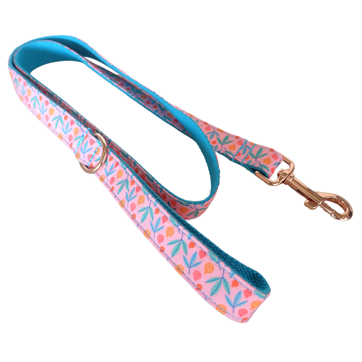 Pink Flower Personalized  Dog Collars,Custom Puppy Collar, Bowtie, Leash