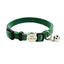 Personalized Velvet Safety Cat Collar with Engraved ID Metal Buckle and Bell
