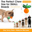 2.2" Treat Dispensing Ball Dog Chew Toys for Small Breeds
