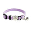 Personalized Velvet Safety Cat Collar with Engraved ID Metal Buckle and Bell