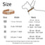 PU Leather Engravable Anti-Lost Cotton Strap Pet Collar