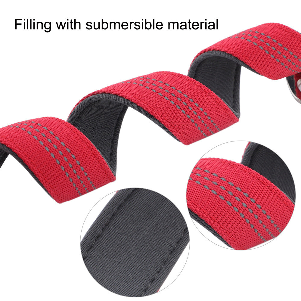 Comfortable Adjustable Reflective Dog Collar - Engravedable