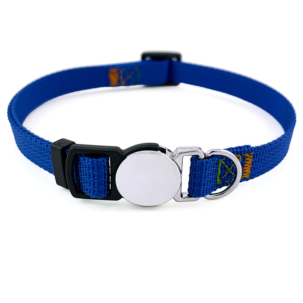 Personalized Nylon Cat Collar 2 Pack Set