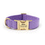 Personalized Leather Dog Collars - Customized Laser Engraved Pet Collar