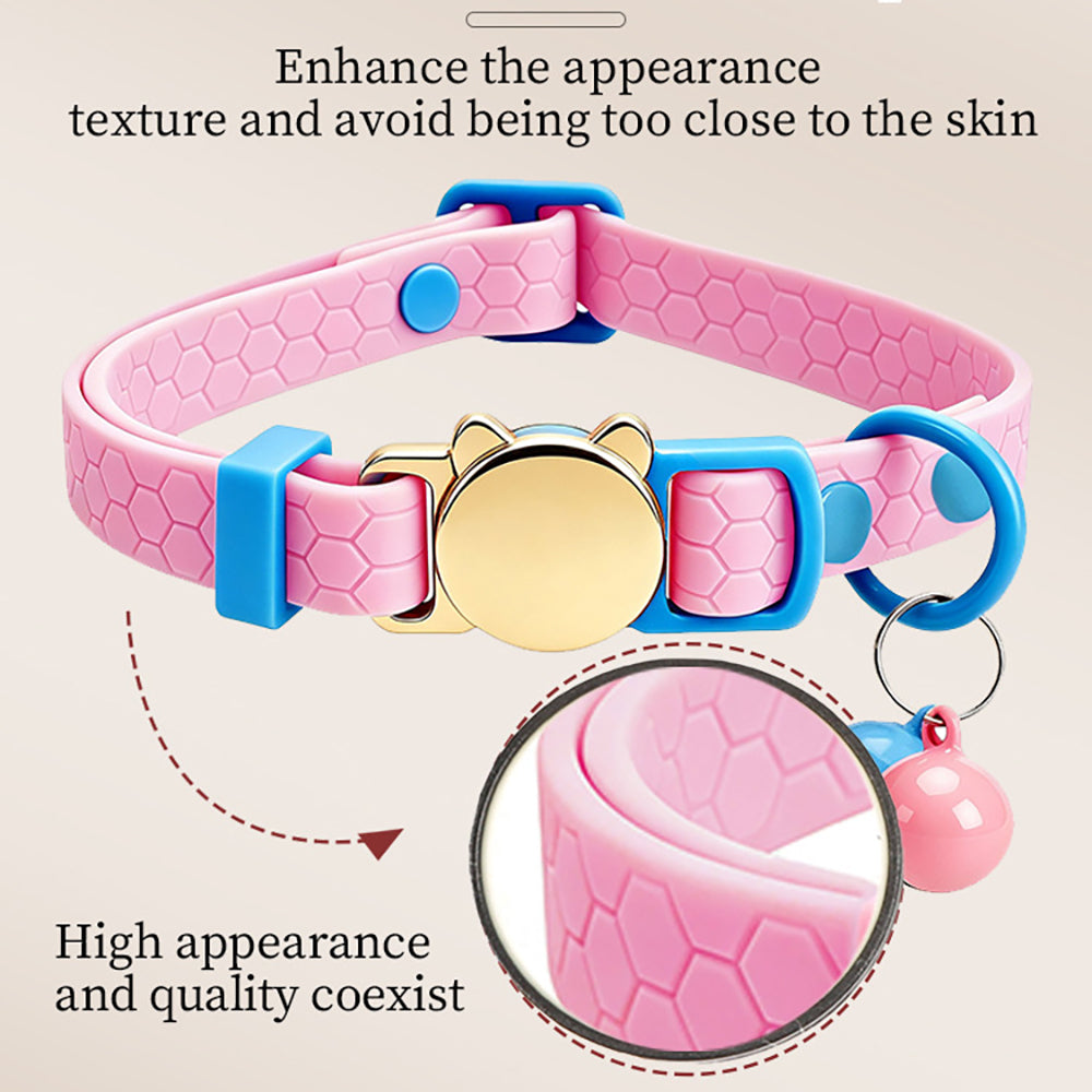 Personalized Silicone Cat Collar - Soft, Comfortable, and Lightweight Breakaway Collar