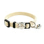 Personalized Velvet Safety Cat Collar with Engraved ID Metal Buckle and Bell