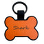 Personalized Bone Silicone Dog ID Tags Engraved Two Sides