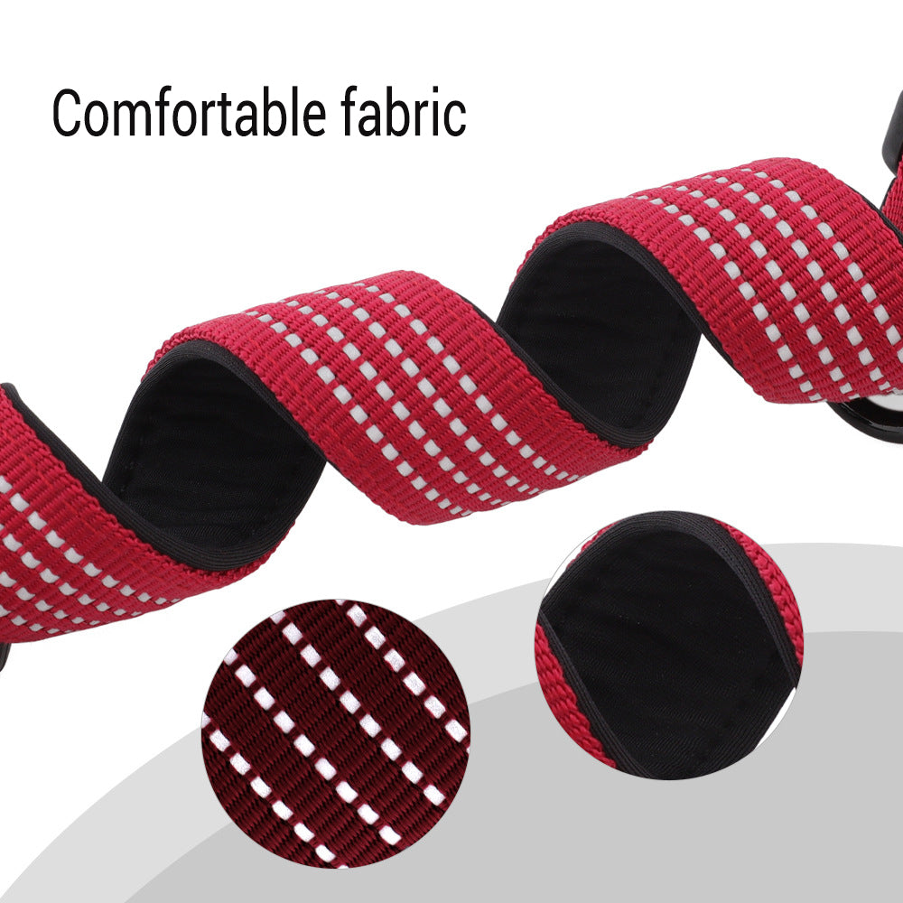 Comfortable Adjustable Reflective Dog Collar with Plastic Buckle - Engravedable