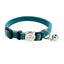 Personalized Velvet Safety Cat Collar with Engraved ID Metal Buckle and Bell