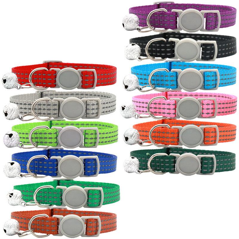 12 Pack Reflective Cat Collar with Bell - iTalkPet