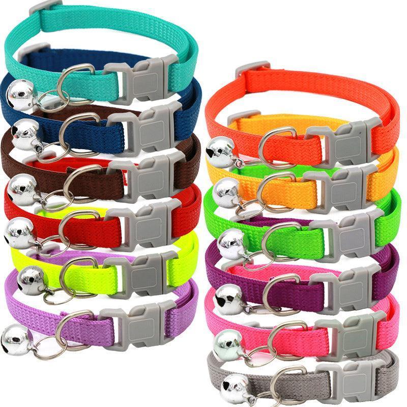 12 PCS Adjustable Cat Collar with Bell - iTalkPet