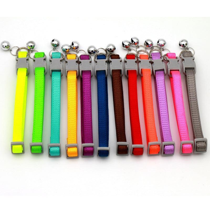 12 PCS Adjustable Cat Collar with Bell - iTalkPet