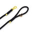 Personalized Leather Dog Collars with Leash and Poop Bag Set