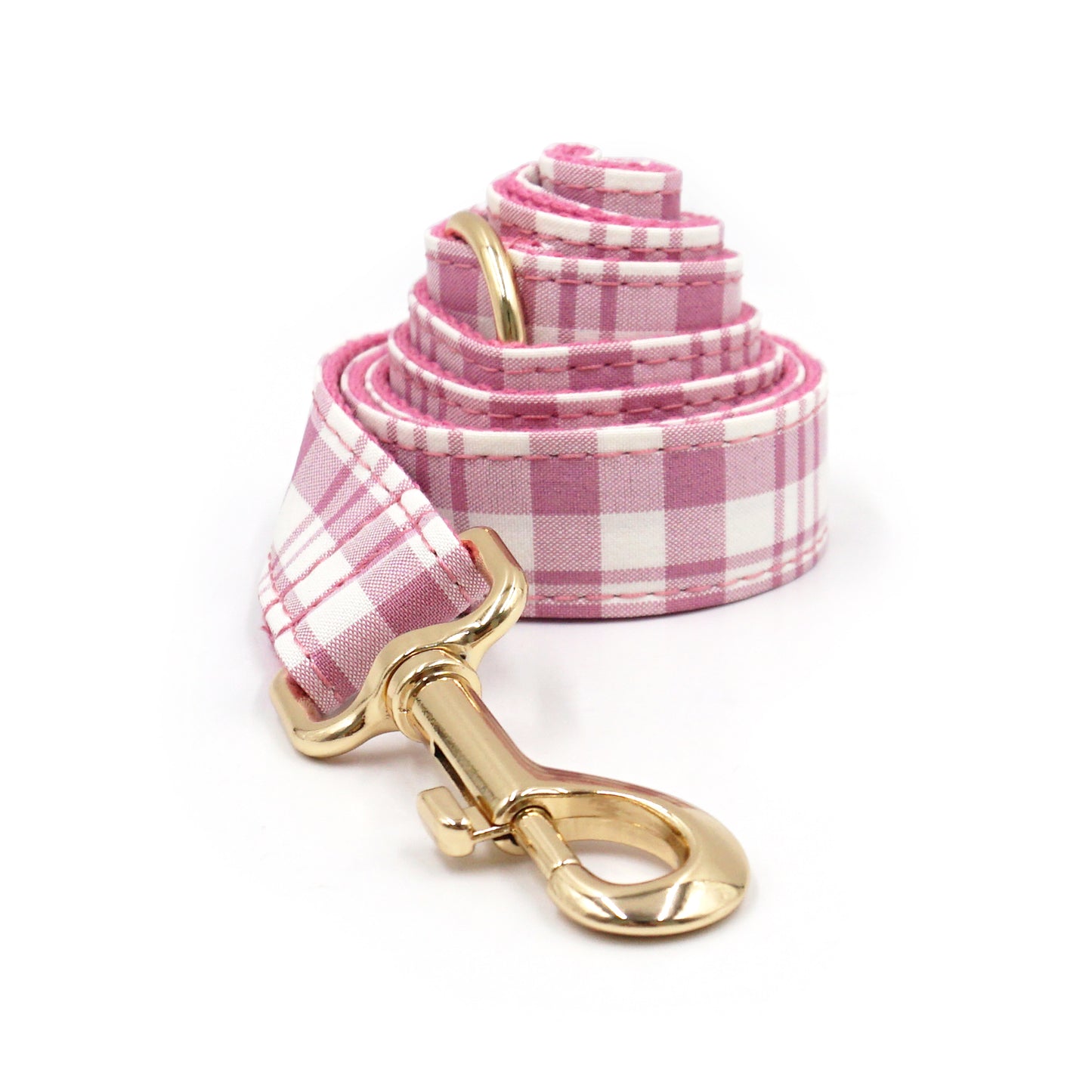 Customized Plaid Dog Collar - Engraved Pet Collar