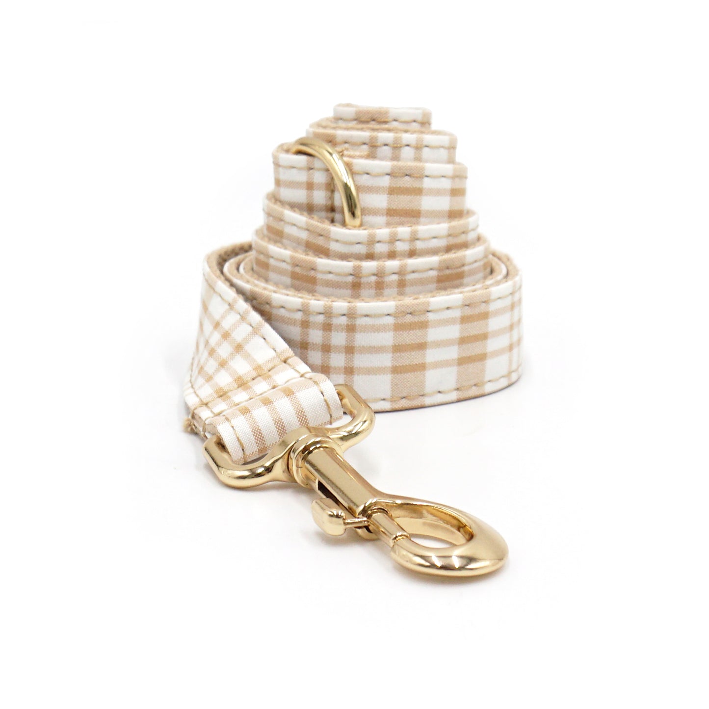 Customized Plaid Dog Collar - Engraved Pet Collar