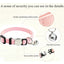 Personalized Velvet Safety Cat Collar with Engraved ID Metal Buckle and Bell
