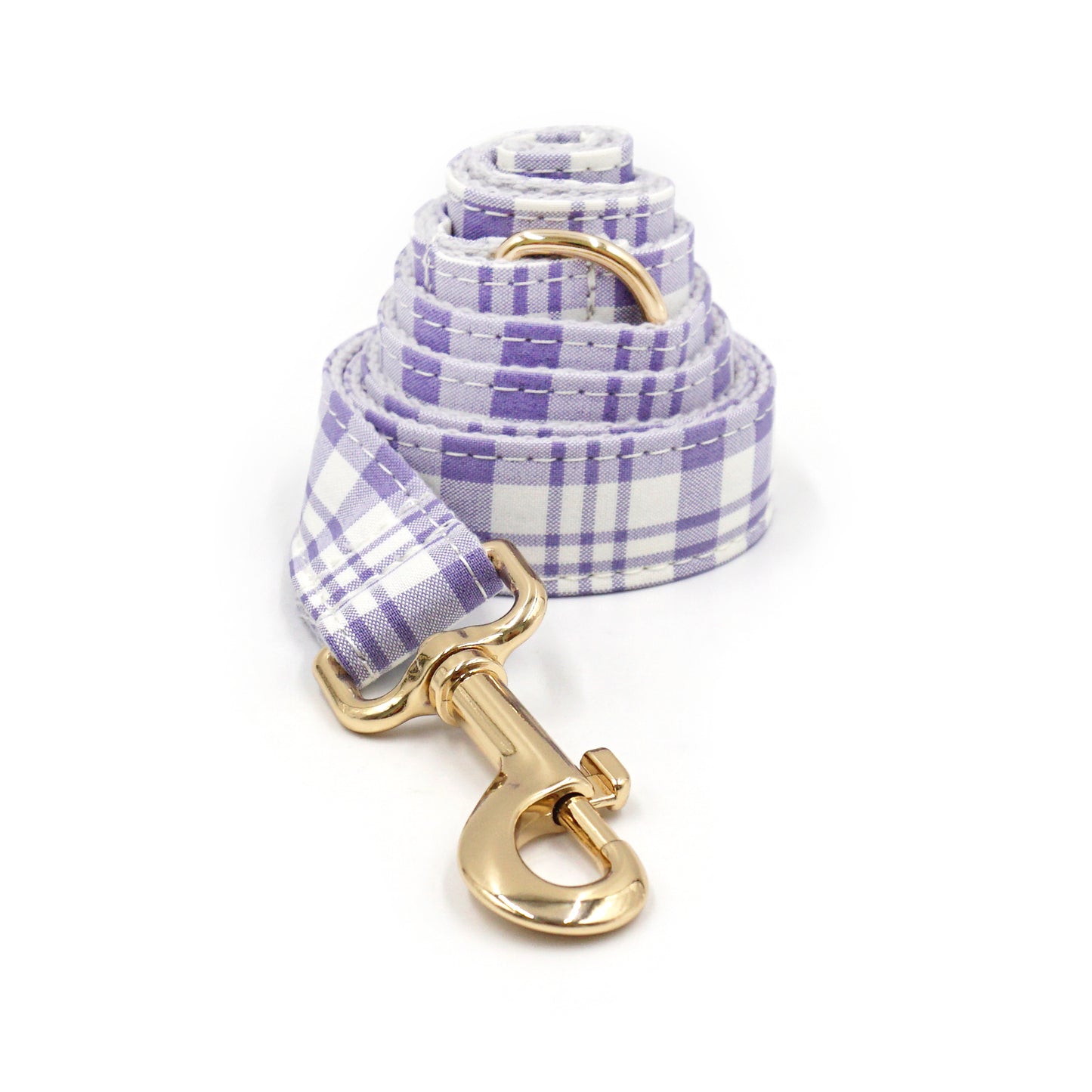 Customized Plaid Dog Collar - Engraved Pet Collar