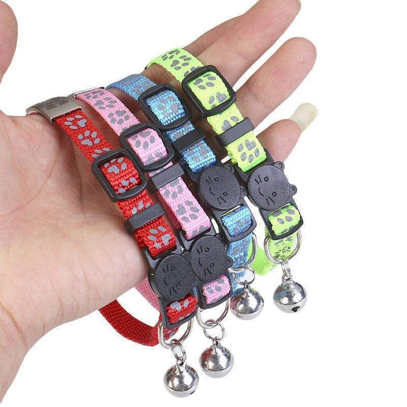 Reflective Nylon Cat Collar with Personalized Tag - iTalkPet