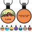 Silent Pet ID Tags - Personalized Engraved Silicone Dog and Cat Name ID Tag