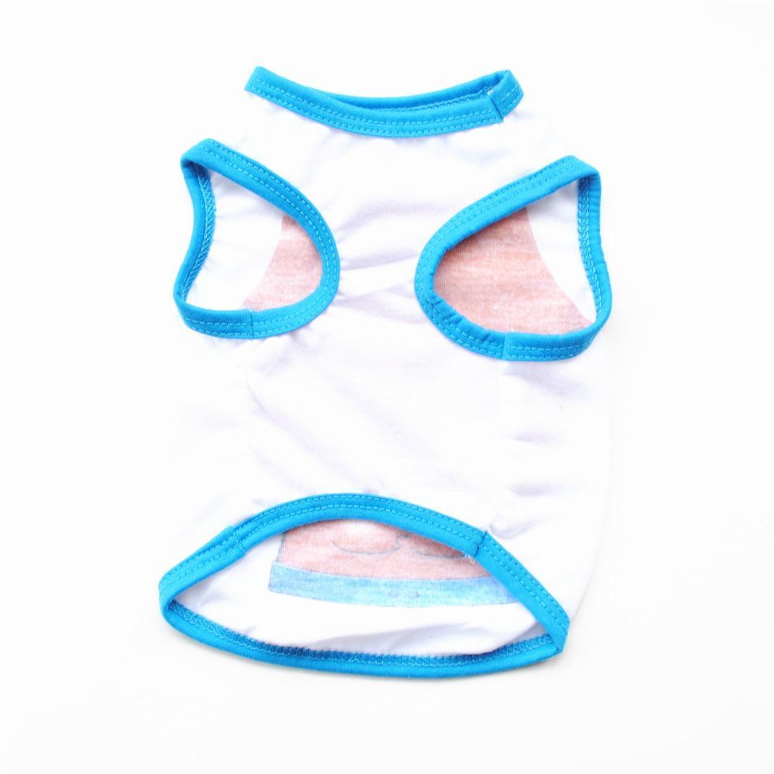 2 PCS Small Dog T Shirts Striped Dog Clothes - iTalkPet