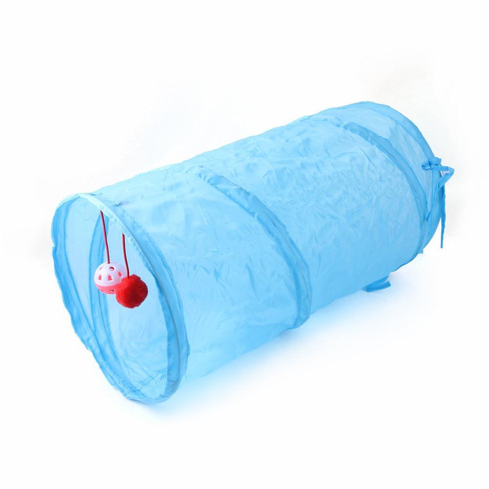 2 Way Collapsible Port Cat Tunnel Tube Toy - iTalkPet