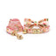 Personalized Fruit Pattern Cat Collar with Leash and Bowtie