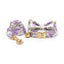 Personalized Fruit Pattern Cat Collar with Leash and Bowtie