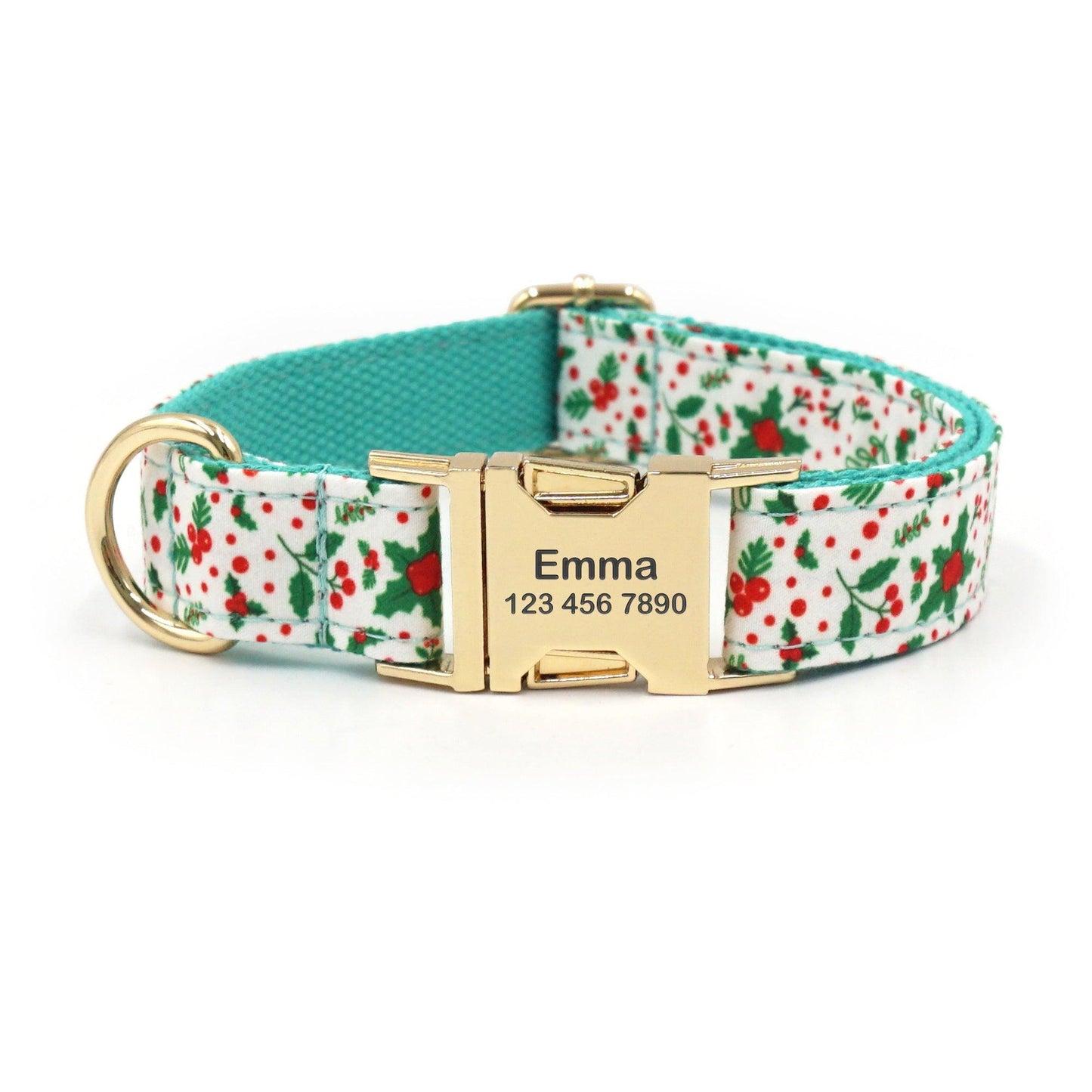 Personalized Christmas Dog Collars