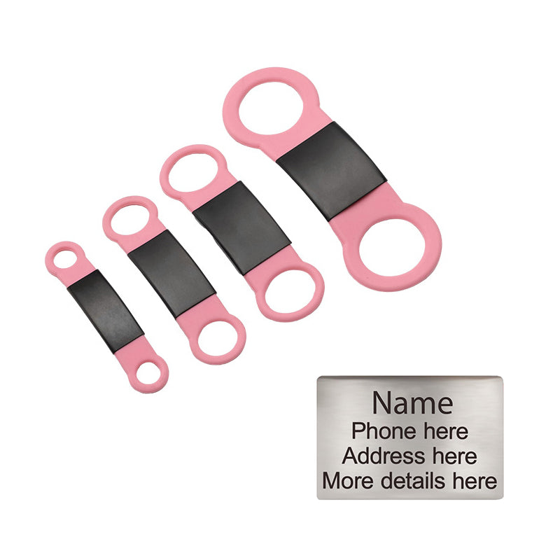 Personalized Custom Pet Tag - Slide On ID Tag