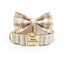 Customized Plaid Dog Collar - Engraved Pet Collar