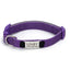Fully Reflective Soft Personalized Dog Collar, Plastic Buckle