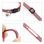 PU Leather Reflective Personalized Cat Collars with Name Tag - iTalkPet