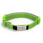 Fully Reflective Soft Personalized Dog Collar, Plastic Buckle