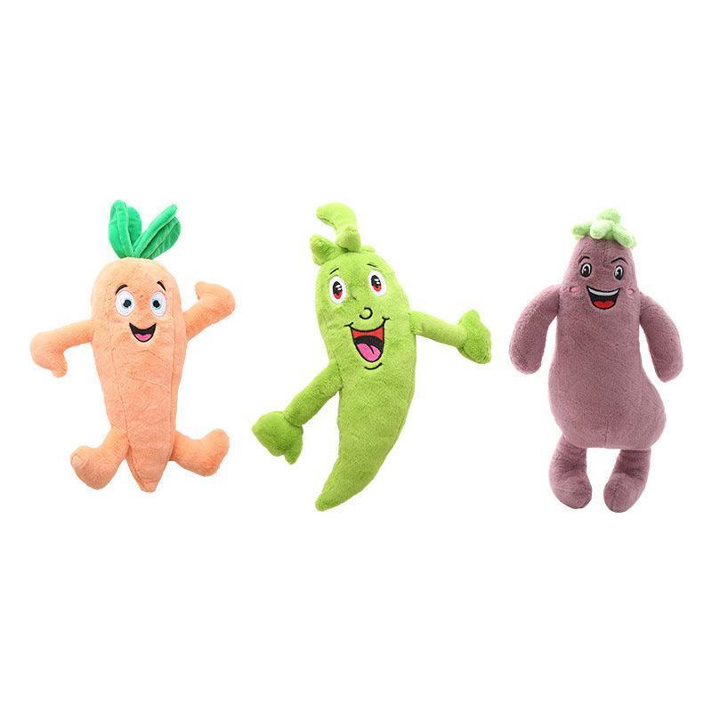 3 PCS Squeaky Plush Dog Chew Toys - iTalkPet