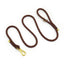 Personalized Leather Dog Collars with Leash and Poop Bag Set