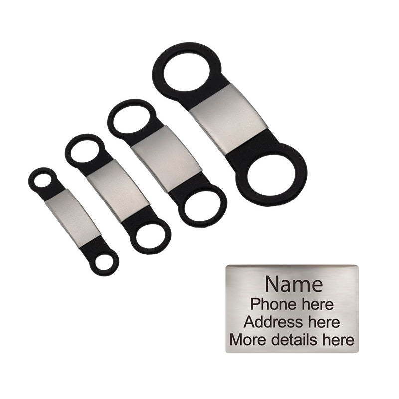 Personalized Custom Pet Tag - Slide On ID Tag