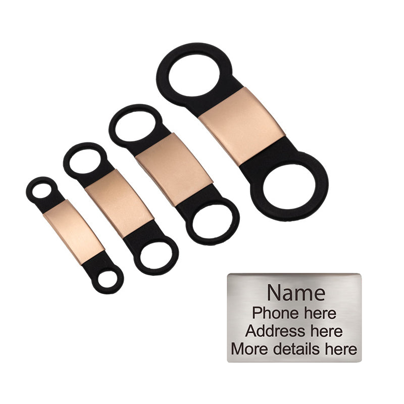 Personalized Custom Pet Tag - Slide On ID Tag