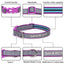 Polyester Cotton Reflective Personalised Engraved Dog Collar