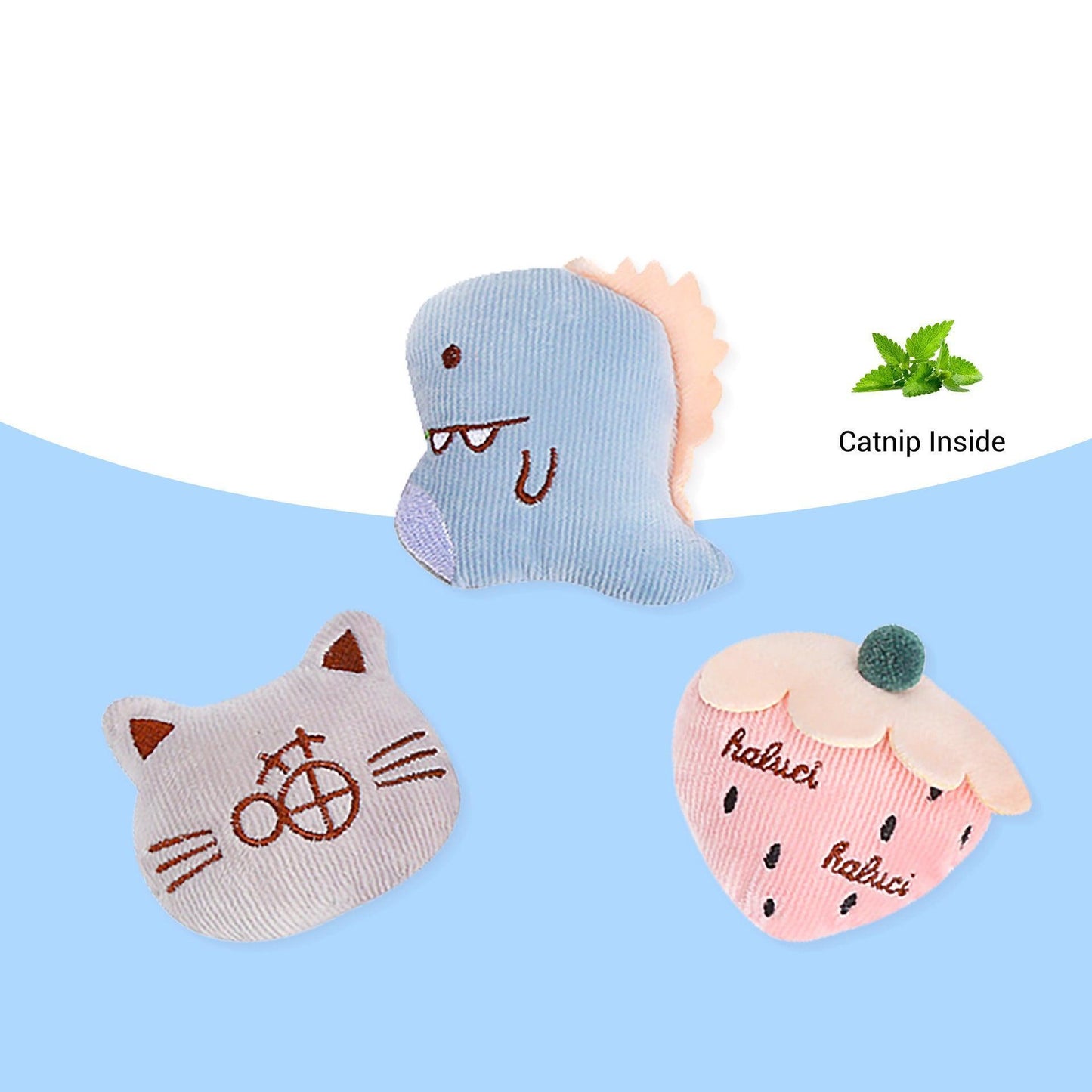 3PCS Cute Catnip Cat Toys - iTalkPet