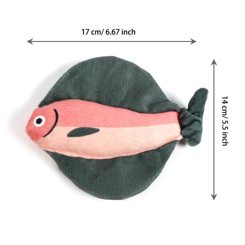 3Pcs Fish Plush Catnip Cat Toy - iTalkPet