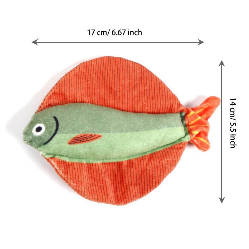 3Pcs Fish Plush Catnip Cat Toy - iTalkPet