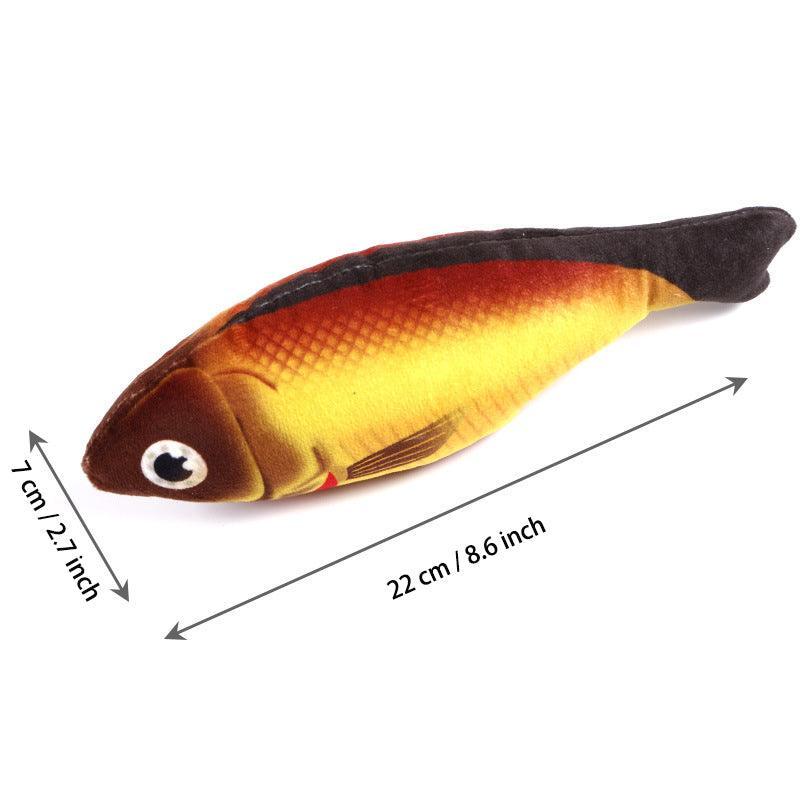 3Pcs Fish Plush Catnip Cat Toy - iTalkPet